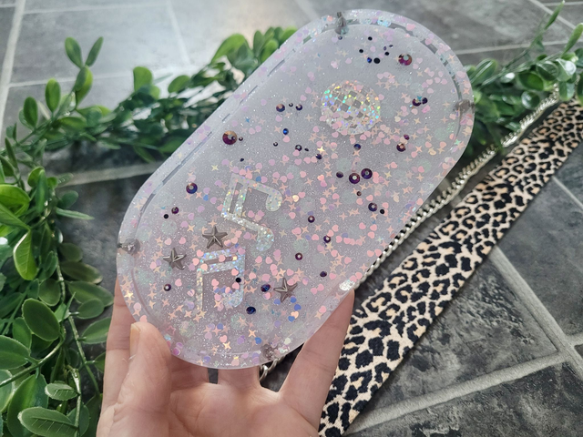 Trinket Tray - Holographic Disco &amp; Music Theme 