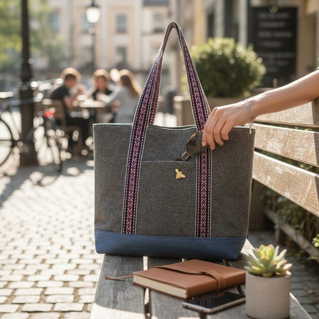 Cabas Essentiel - Laine Grise