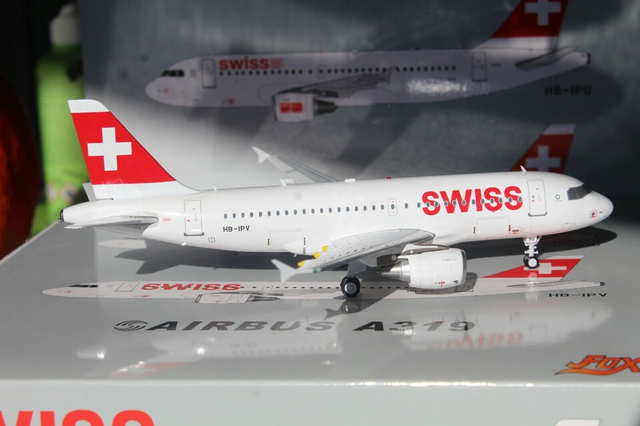 Swiss A319 (HB-IPV) 1:200, JFox MODELS