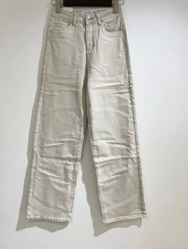 Goodies wide leg jeans - beige