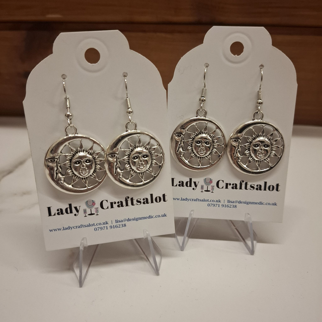 Sun &amp; Moon Earrings