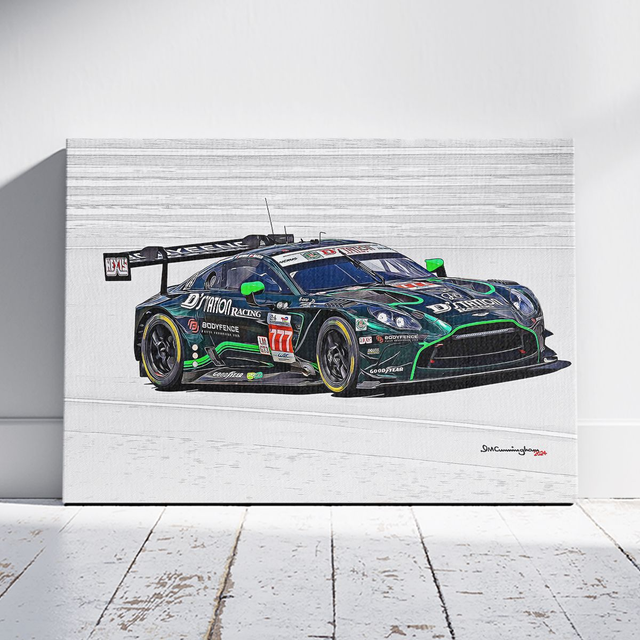 C241203 Aston Martin AMR Vantage AMR GT3EVO Le Mans 24 D'Station Racing #777