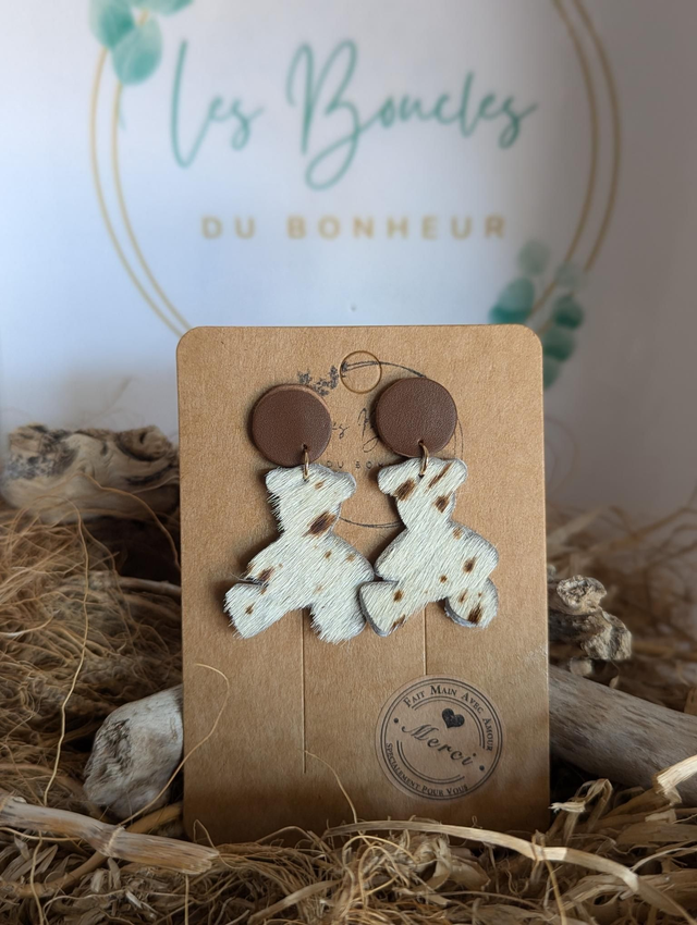 Ourson peau vache