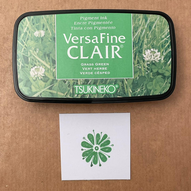 Versa Fine Clair Stempelkissen GRASS GREEN
