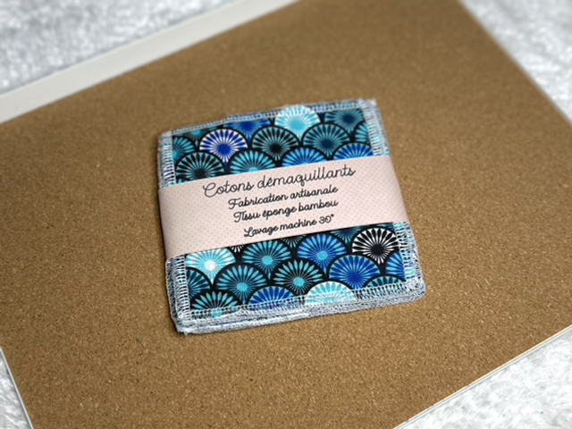 Carrés démaquillants BLUE