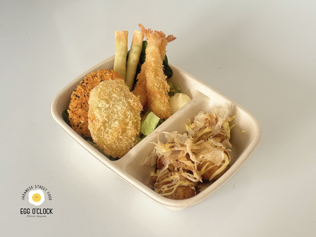 Katsu Katsu with Takoyaki/Okonomiyaki