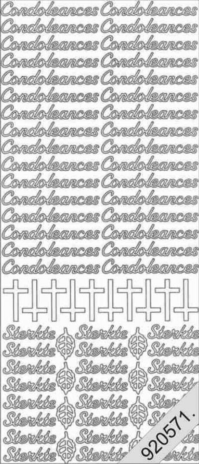 Condoleance goud (229)