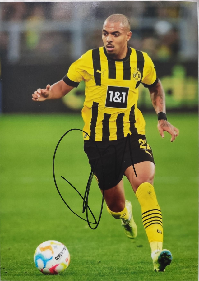 Gesigneerde Foto van Donyell Malen met Certificaat