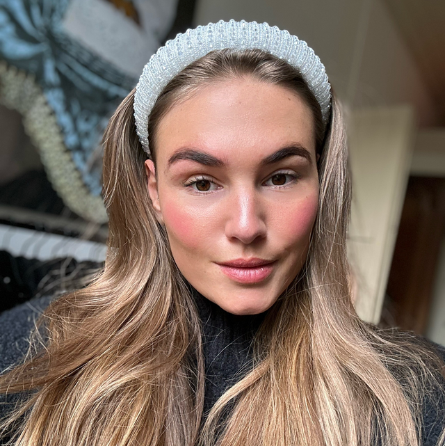 Haarband Shiny Stones White