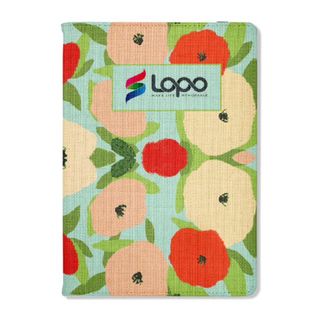 Linen Notepad A5 - Lined paper