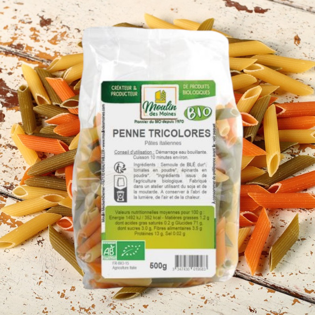  Penne tricolore bio 🍝 