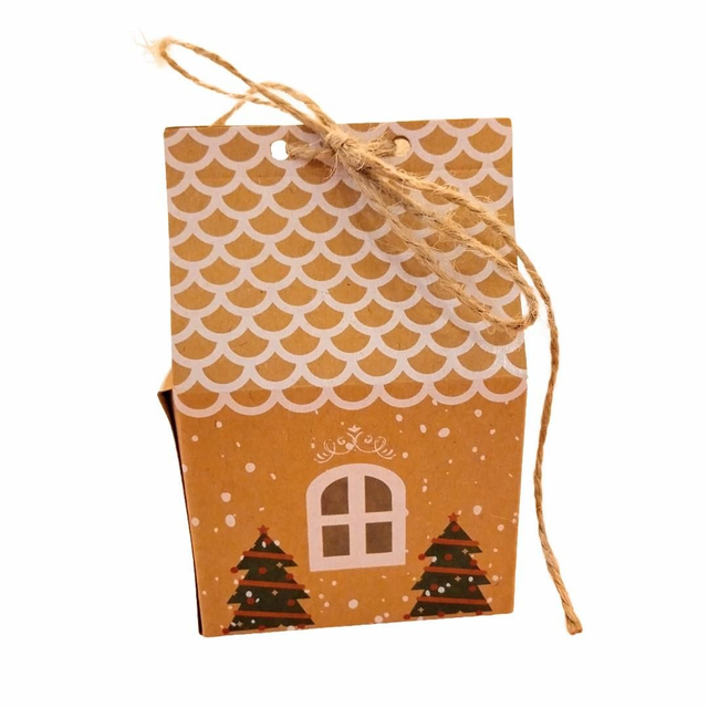 Christmas Treat House – 6 Raspberry Chocolate Hearts