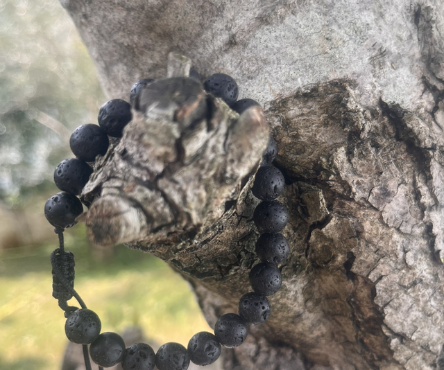 Bracelet pierre de lave 