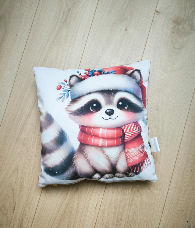 Coussin raton de Noël 
