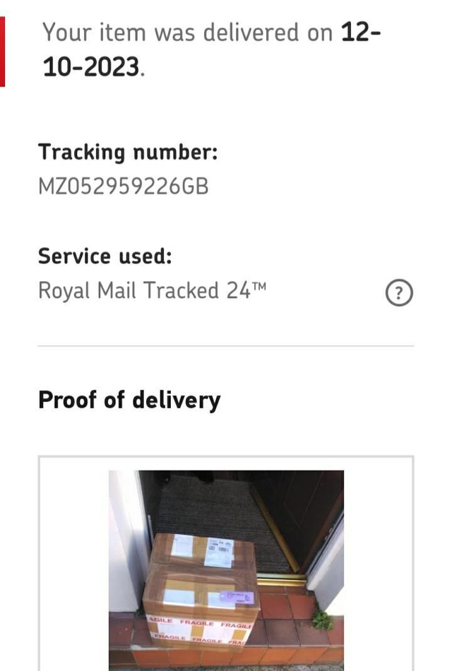 From Customer: Mrs Ylaya ( England October-2023)