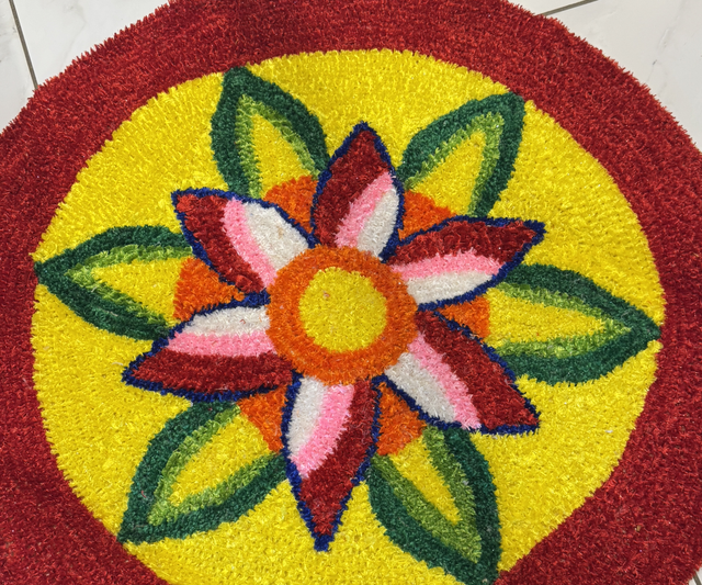 Rangoli mat big size 