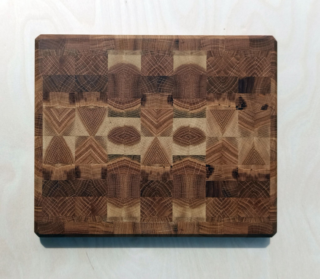 Z archiwum- Dębowa deska do krojenia typu „End Grain”  25,5x31,5cm