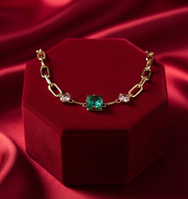 Pulseira Émeraude Royale