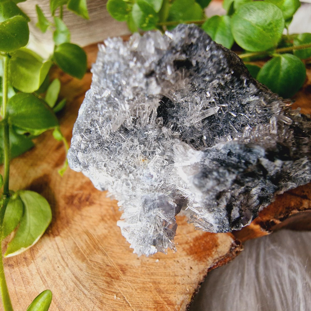 Blue Fluorite & Needle Quartz 86g
