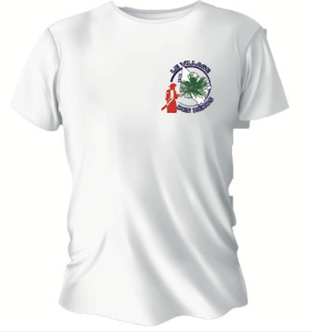 Tee shirt taille S col V blanc 