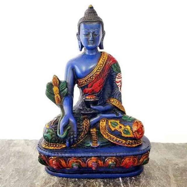 Handbemalter Medizinbuddha