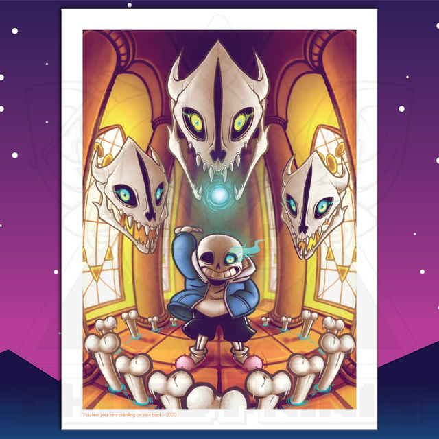 You feel your sins crawling on your back