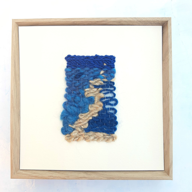 "Chemin doré" Papier tissé