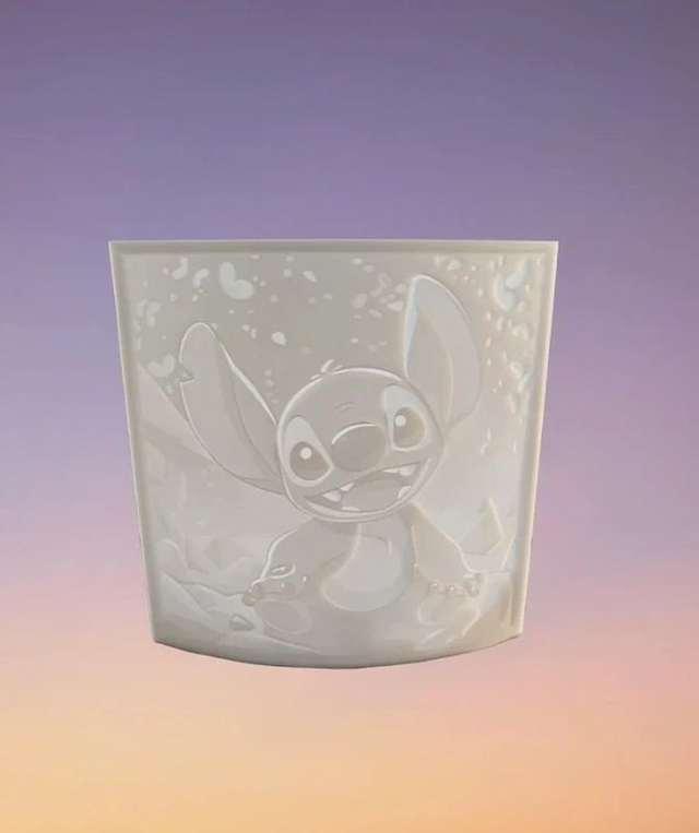 Lithophanie stitch 15 cm + lampe