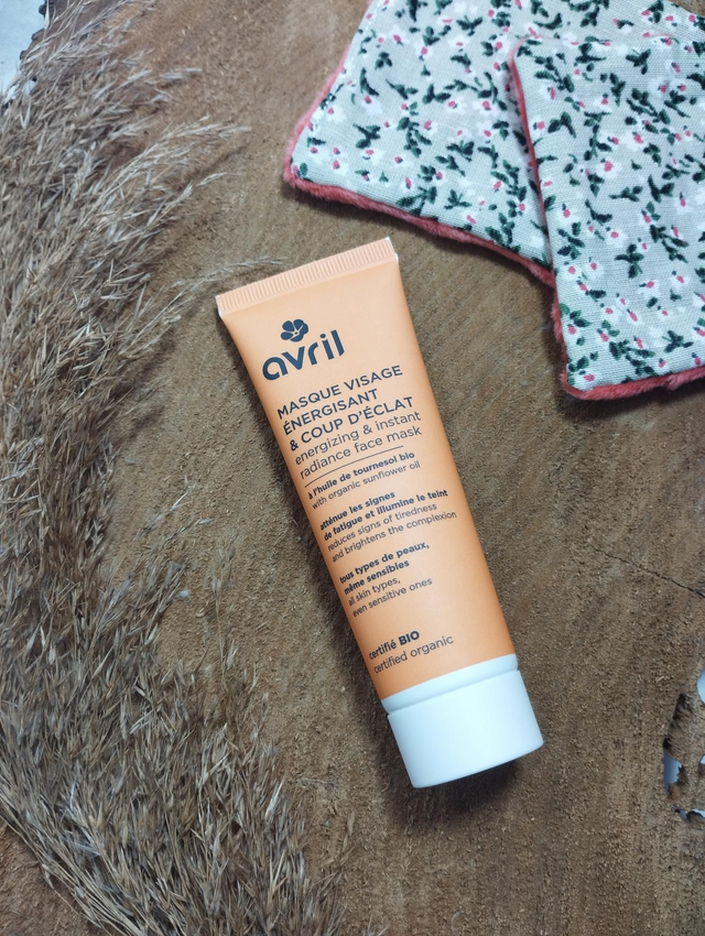 Masque visage énergisant &amp; coup d’éclat BIO - Avril