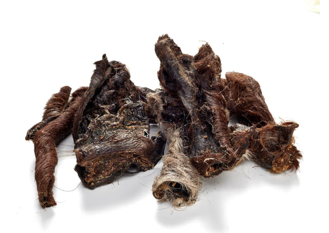 Cuir chevelu d'agneau avec fourrure 100g