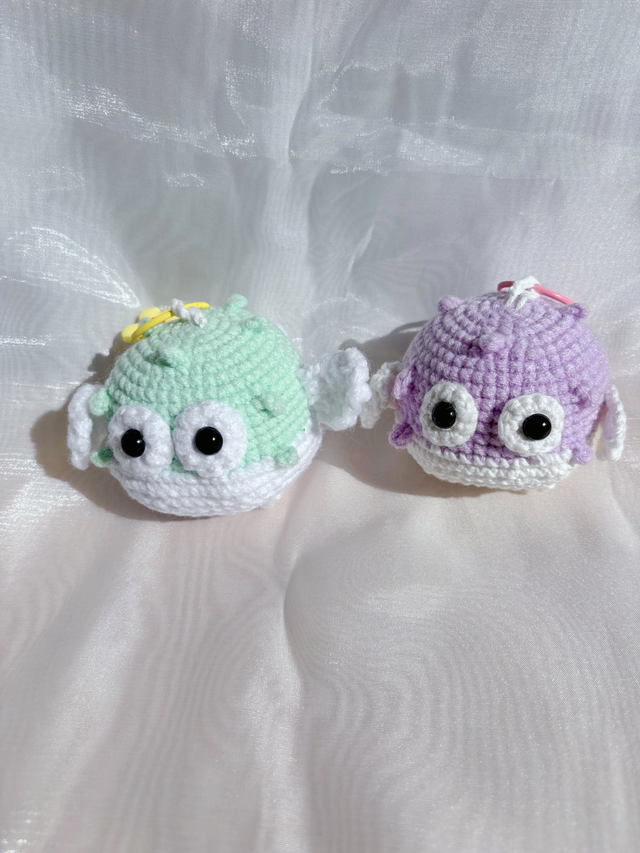 crochet handmade blow fish