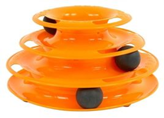 Crazy Cat Tower oranje