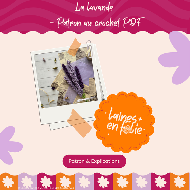 Patron au crochet – La lavande (PDF)
