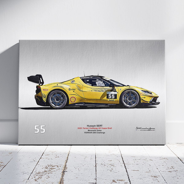 C251112 Ferrari 296 Challenge FCUK25 Huseyin SERT #55