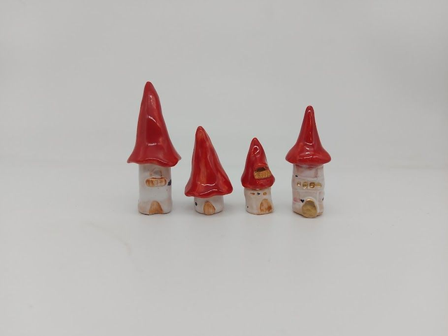Miniature Ceramic Fairy House 