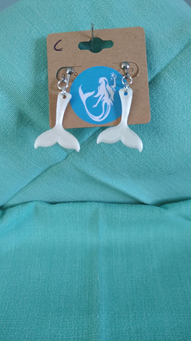 Earrings tail clip on