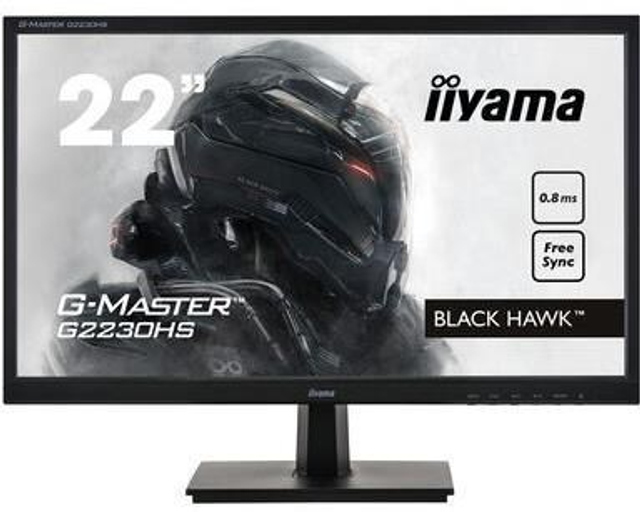 iiyama G-Master Black Hawk G2230HS-B1 22" Full HD FreeSync Gaming Monitor 