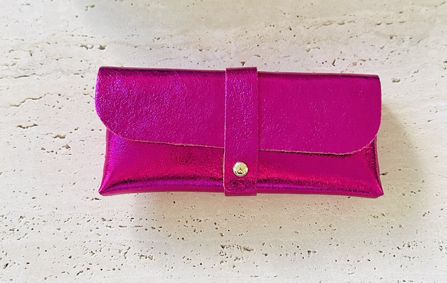 Zonnebrilhoes roze glitter