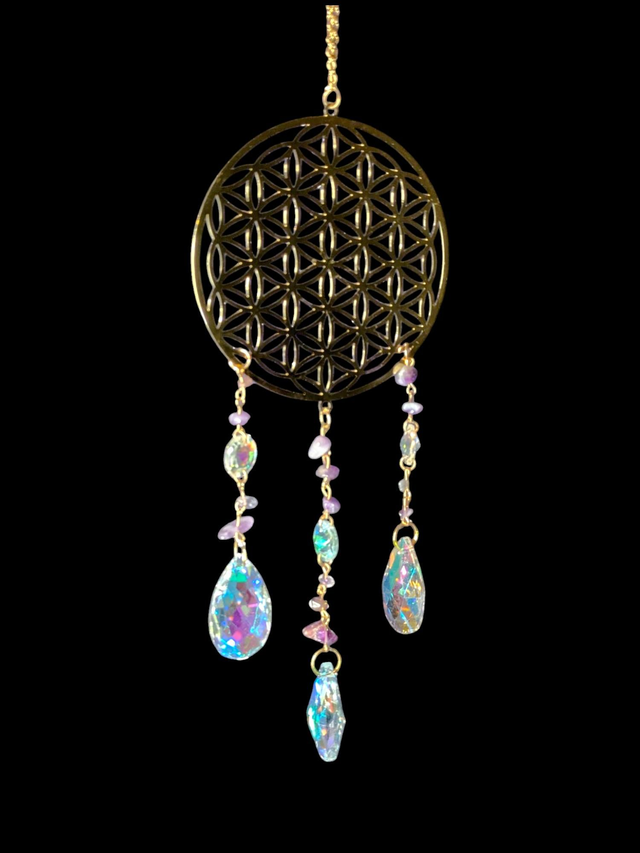 Attrape soleil fleur de vie 