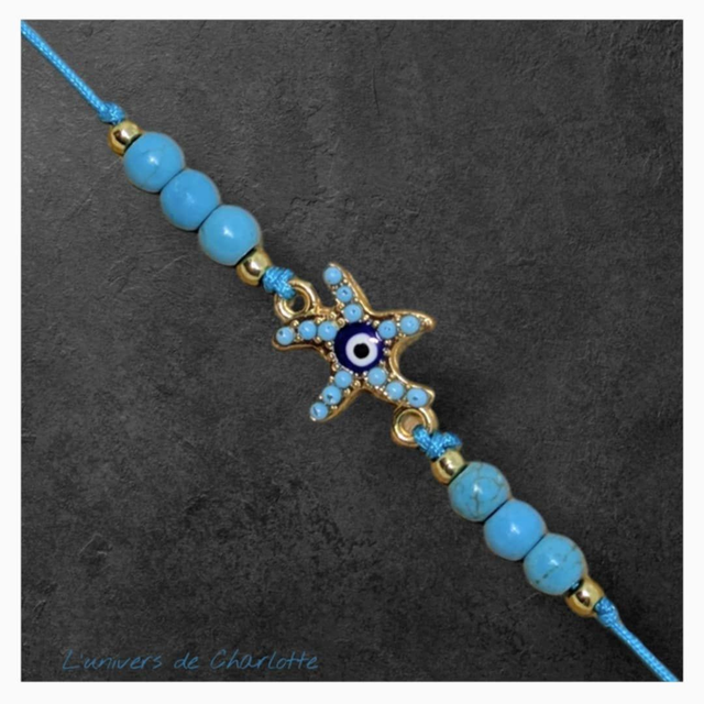 Bracelet "Turquoise" réglable T-01