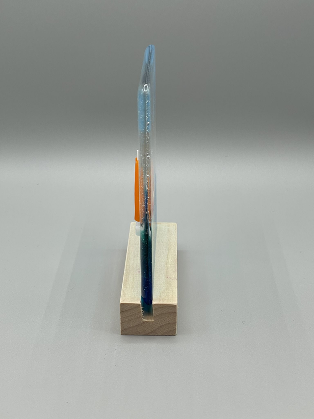 Sailing Boat Fused Picture with stabd