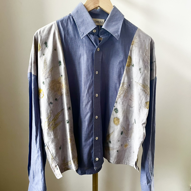 Collection Flower - Chemise Bleu lavande