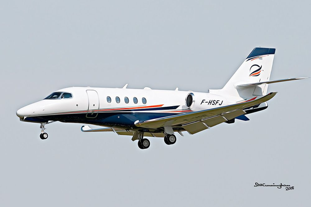 C180806 CESSNA 680A Citation Latitude F-HSFJ AstonJet 2017