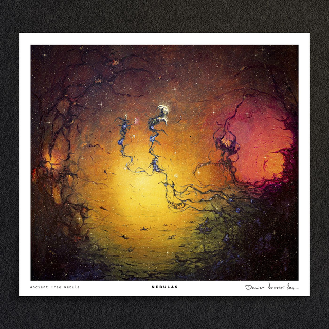 #0599 Ancient Tree Nebula - NEBULAS - PRINT - peintures Acrylique