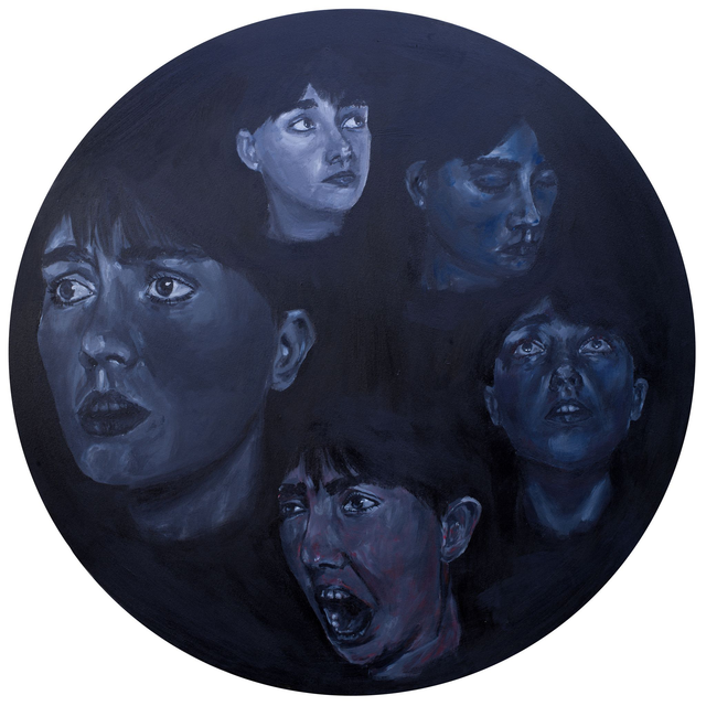 Five Stages of Grief - print of acrylic painting by Lexi Boyde
