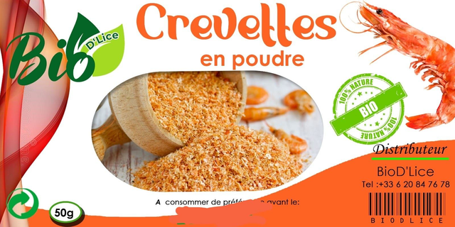 Crevettes 🦐 en poudre 