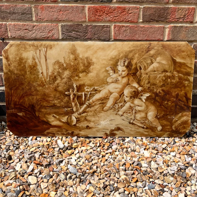 An Amateur Artist Original Copy Of French Artist Antoine Ferracci Oil On Canvas  