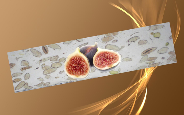 Nougat au miel Artisanal d'Anduze à la figue et à l'orange 100gr