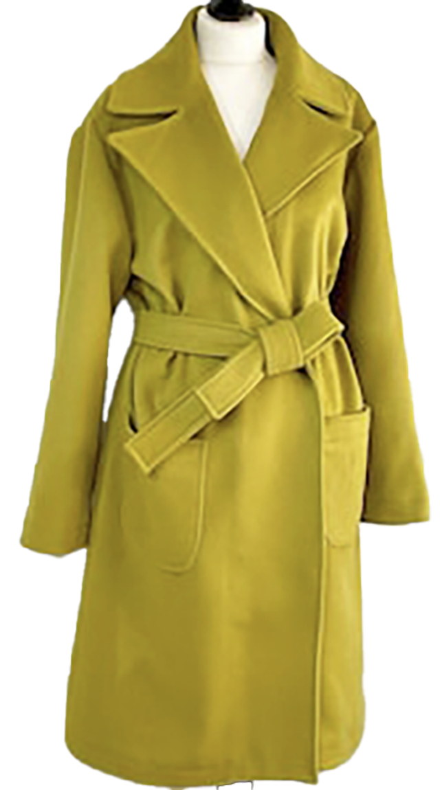 Manteau vert pistache - taille 40/42 (fr)