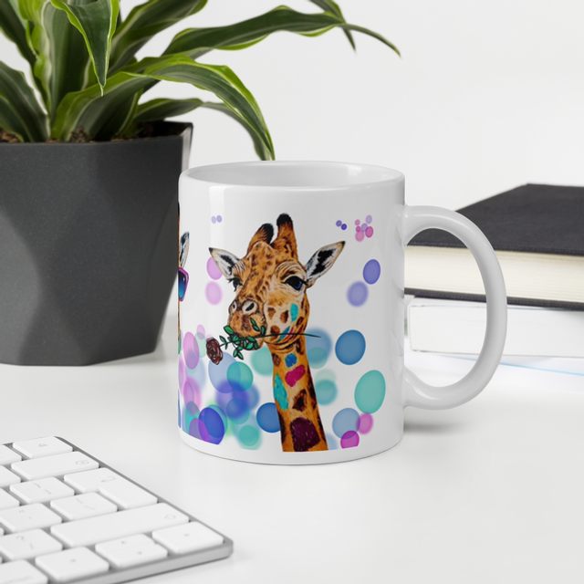‘Three Wise Giraffes’ Mug 